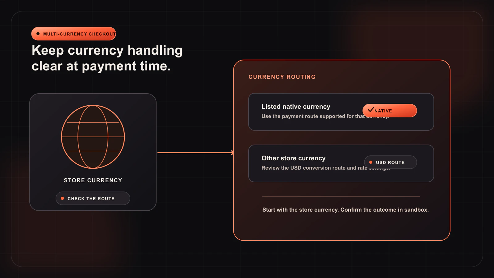 WooCommerce Multi-Currency Payment Gateway: Native Currencies and USD Conversion — Currency handling guide illustration